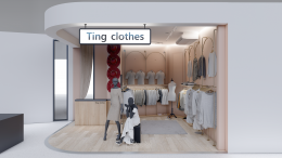 ออกแบบ ผลิต และติดตั้งร้าน : ร้าน Ting Closet  Lotus บางบัวทอง
